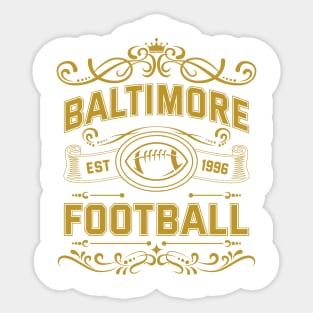 Vintage Baltimore Football Sticker